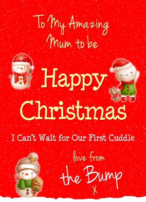 From The Bump Pregnancy Christmas Card (Mum)