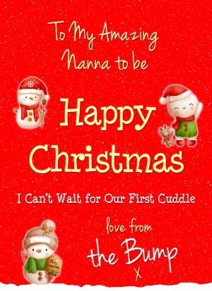 From The Bump Pregnancy Christmas Card (Nanna)