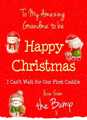 From The Bump Pregnancy Christmas Card (Grandma)