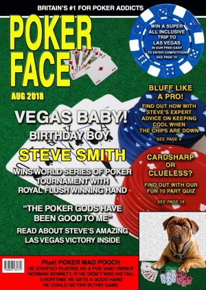 Personalised Poker Magazine Spoof Birthday Card
