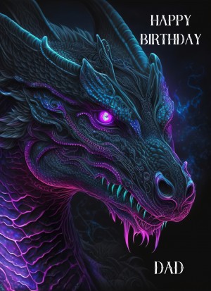 Dragon Birthday Card for Dad