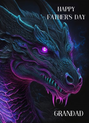 Dragon Fathers Day Card for Grandad