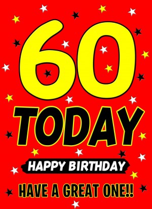 60 Today Birthday Card