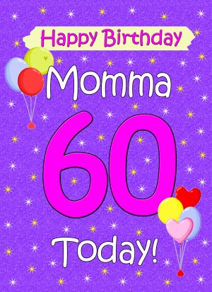 Momma 60th Birthday Card (Lilac)