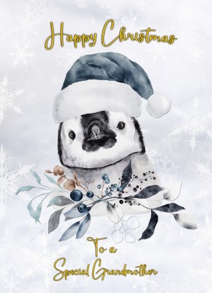 Christmas Card For Grandmother (Penguin)