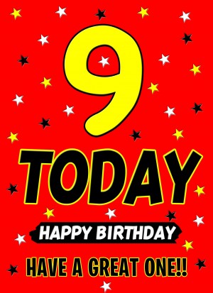 9 Today Birthday Card
