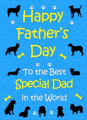 From The Dog Fathers Day Card (Blue, Special Dad)