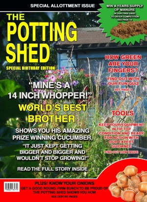 Mens Gardening Allotment 'Brother' Magazine Spoof Birthday Greeting Card