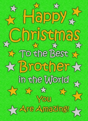 Brother Christmas Card (Green)