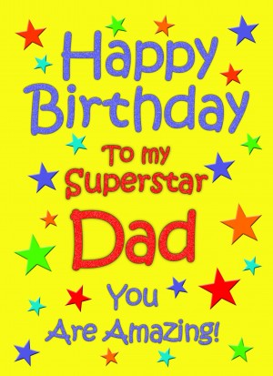 Dad Birthday Card (Yellow)