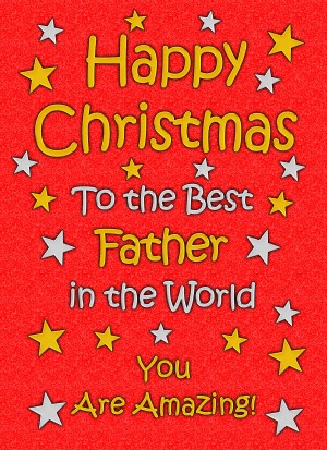 Father Christmas Card (Red)