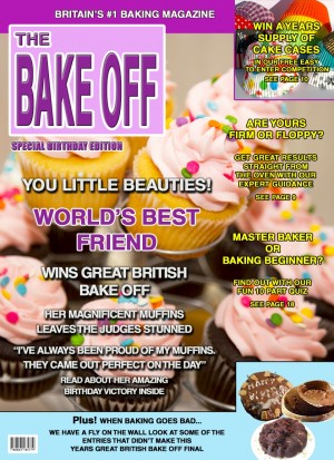 Bake Off 'Best Friend' Birthday Card Magazine Spoof