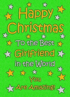 Girlfriend Christmas Card (Green)