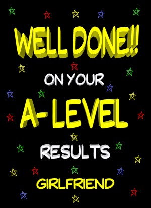 Congratulations A Levels Passing Exams Card For Girlfriend (Design 2)