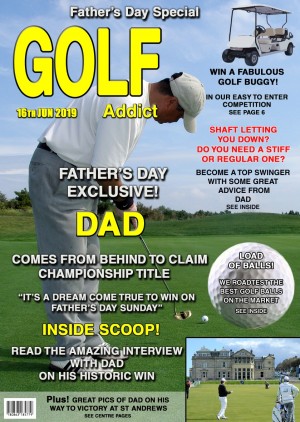 Golf Spoof Father's Day Card