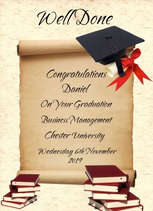 Personalised Graduation Card