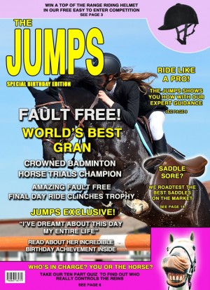Horse Riding Show Jumping Gran Birthday Card Magazine Spoof
