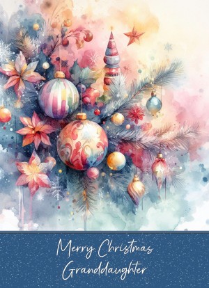 Christmas Card For Granddaughter (Scene)