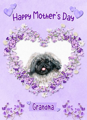 Pekingese Dog Mothers Day Card (Happy Mothers, Grandma)