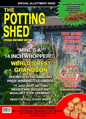 Mens Gardening Allotment 'Grandson' Magazine Spoof Birthday Greeting Card