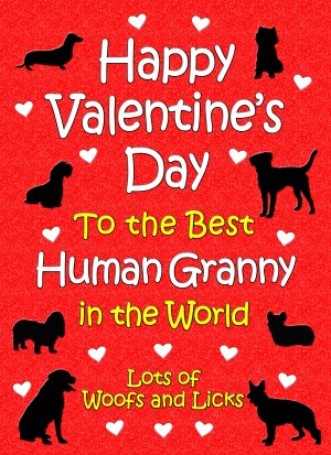 From The Dog Valentines Day Card (Human Granny)