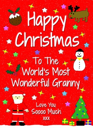 From The Grandkids Christmas Card (Granny)