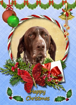 German Short Haired Pointer Christmas Card