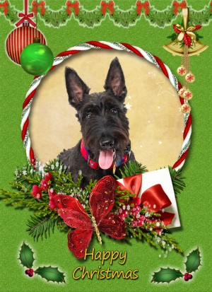 Scottish Terrier christmas card