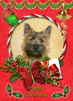 Cairn Terrier Christmas Card