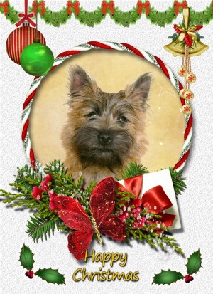 Cairn Terrier Christmas Card