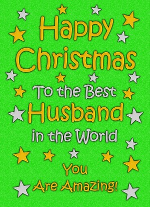 Husband Christmas Card (Green)