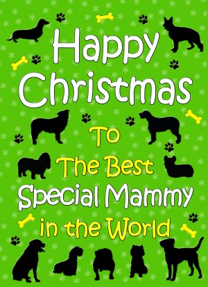 From The Dog  Christmas Card (Special Mammy, Green)