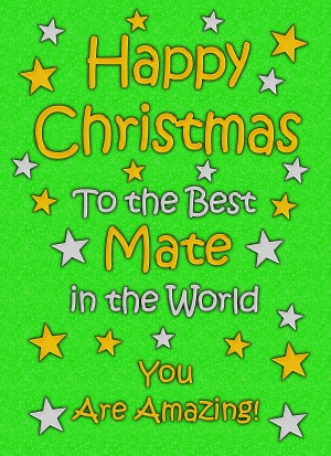 Mate Christmas Card (Green)