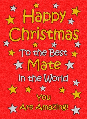 Mate Christmas Card (Red)