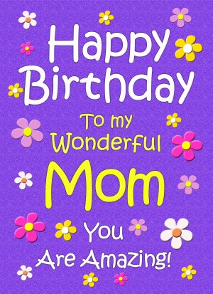 Mom Birthday Card (Purple)