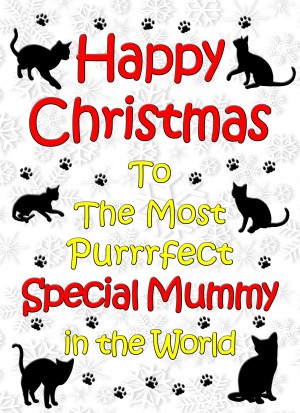 From The Cat Christmas Card (Special Mummy, White)