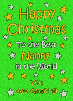Nanny Christmas Card (Green)