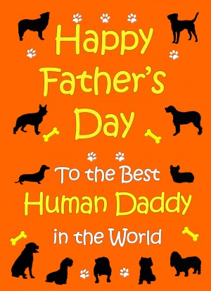 From The Dog Fathers Day Card (Orange, Human Daddy)