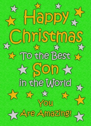 Son Christmas Card (Green)
