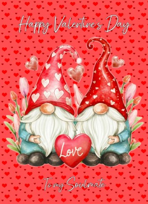 Valentines Day Card for Soulmate (Gnome, Design 3)