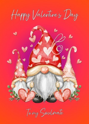 Valentines Day Card for Soulmate (Gnome, Design 4)