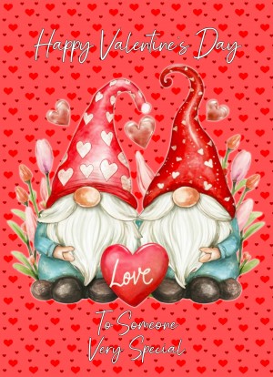 Valentines Day Card for Wonderful Someone (Gnome, Design 3)