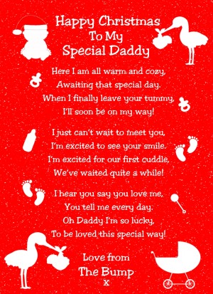 from The Bump Baby Christmas Poem Verse 'Special Daddy'