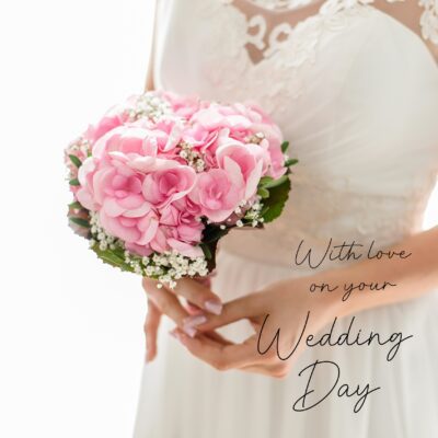 Wedding Congratulations Square Card (With Love)