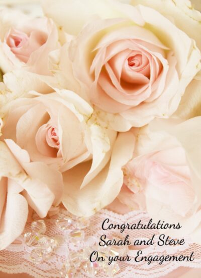 Personalised Engagement Greeting Card