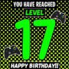 Brother 17th Birthday Card (Level Up Gamer)