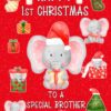 1st Christmas Card For Special Brother (Red)