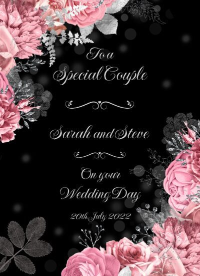 Personalised Wedding Card (Special Couple)