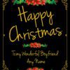 Personalised Christmas Card For Boyfriend (Wonderful)