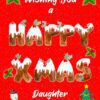 Happy Xmas Christmas Card For Daughter in Law